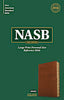 NASB Large Print Personal Size Bible, Indexed, Burnt Sienna