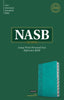 NASB Large Print Personal Size Bible, Indexed, Teal Leathersoft