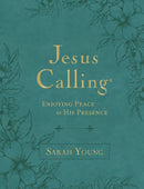 Jesus Calling, Large Text Teal Leathersoft