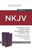 NKJV Personal-Size Reference Bible with Journal, Purple
