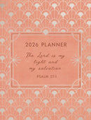 2026 NKJV 16-Month Scripture Planner, Zippered Leathersoft, Pink