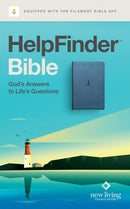 NLT HelpFinder Bible, Blue