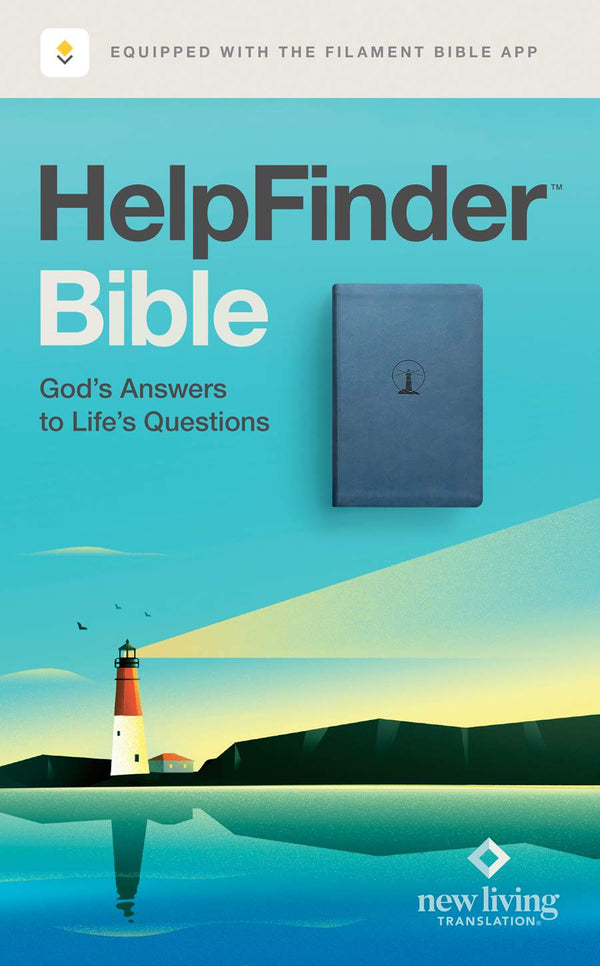 NLT HelpFinder Bible, Blue