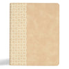 CSB Notetaking Bible, SuedeSoft LeatherTouch, Expanded Reference Edition, Cream