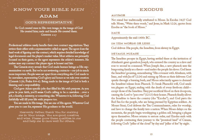 Know Your Bible, Devotions for Teen Guys