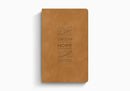 ESV Thinline Bible, Red Letter, Nubuck Caramel