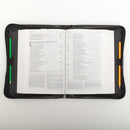 I Will Strengthen You Bible Cover, Lux-Leather, Brown and Tan, Large