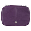 Purple Two Fold Faux Leather Organizer Bible Cover, X-Large