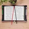 Always Be Joyful Dusty Mauve Bible Cover, Large