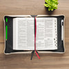 Bible Cover Trust in the Lord Faux Leather, Taupe, Large