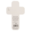 Blessed Purple Floral Cross Bookmark - Ephesians 1:3 BMC160