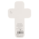 Be Still and Know Brown Woodgrain Cross Bookmark - Psalm 46:10