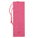 Begin Each Day with a Grateful Heart Pink Faux Leather Bookmark
