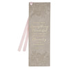 Everything Beautiful Taupe Faux Leather Bookmark - Ecclesiastes 3:11