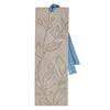 Prayer Changes Things Taupe Faux Leather Bookmark
