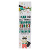 I Can Do All Things Raccoon Superhero Bookmark Set of 10 - Philippians 4:13