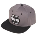 Send Me Gray and Black Snapback Baseball Cap - Isaiah 6:8