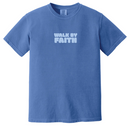 T-Shirt, Walk By Faith, Blue