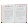 Walking With God Large Print Brown Faux Leather Devotional