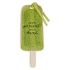 Love is Patient Lime Green Popsicle Wood Bookmark - 1 Corinthians 13:4