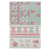 Pink and Blue Floral Old and New Testament Bible Indexing Tabs