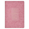 Hope and a Future Pink Bloom Faux Leather Classic Journal - Jeremiah 29:11