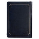 Be Strong and Courageous Midnight Blue Classic Journal with Zippered Closure