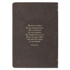 Amazing Grace Brown Crown of Thorns Classic Faux Leather Journal - Isaiah 53:3
