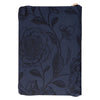 Amazing Grace Navy Blue Floral Zippered Journal