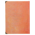 Orange Grace Butterfly Hardcover Journal - Ephesians 2:8 JLH006