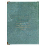 Teal Hope Butterfly Hardcover Journal - Isaiah 40:31 JLH007