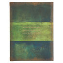 Blessed Blue Peacock Hardcover Journal - Jeremiah 7:7 JLH009