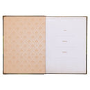 Blessed Blue Peacock Hardcover Journal - Jeremiah 7:7 JLH009