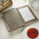 Lord Is My Shepherd Tan Faux Leather Zippered Slimline Journal - Psalm 23:1-3