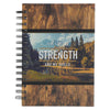 The Lord is My Strength Spiral Journal - Psalm 28:7