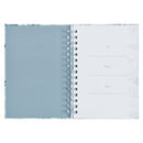 She Speaks with Wisdom Blue Floral Large Wirebound Journal - Proverbs 31:26 - JLW167