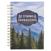 Be Strong and Courageous Mountain Vista Spiral Journal - Joshua 1:9