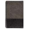 KJV  Deluxe Gift Bible, Gray & Black, Zippered, Indexed