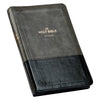 KJV  Deluxe Gift Bible, Gray & Black, Zippered, Indexed