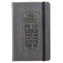 Be Strong Hardcover Faux Leather Notebook with Elastic Closure