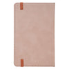 Trust Mottled Blush Faux Leather Hardcover Notebook with Elastic Band Closure
