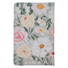 He Restores My Soul Green Floral Faux Leather Hardcover Notebook with Elastic Closure