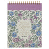 Be Still and Know Purple Floral Spiral Notepad - Psalm 46:10