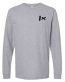 Long Sleeve T-Shirt, One At A Time, Gray