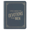 One-Minute Devotions for Men, LeatherLike, Blue