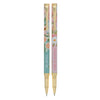 Joyful and Faithful Pink and Green Floral Pen Set