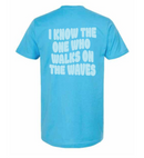 T-Shirt, Walk By Faith, Blue or Aqua