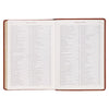 NLT Spiritual Growth Bible, Saddle Tan, Indexed
