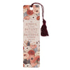 Be Joyful Floral Bookmark with Tassel - Romans 12:12