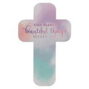 God Makes Beautiful Things Pastel Cross Bookmark - Ecclesiastes 3:11